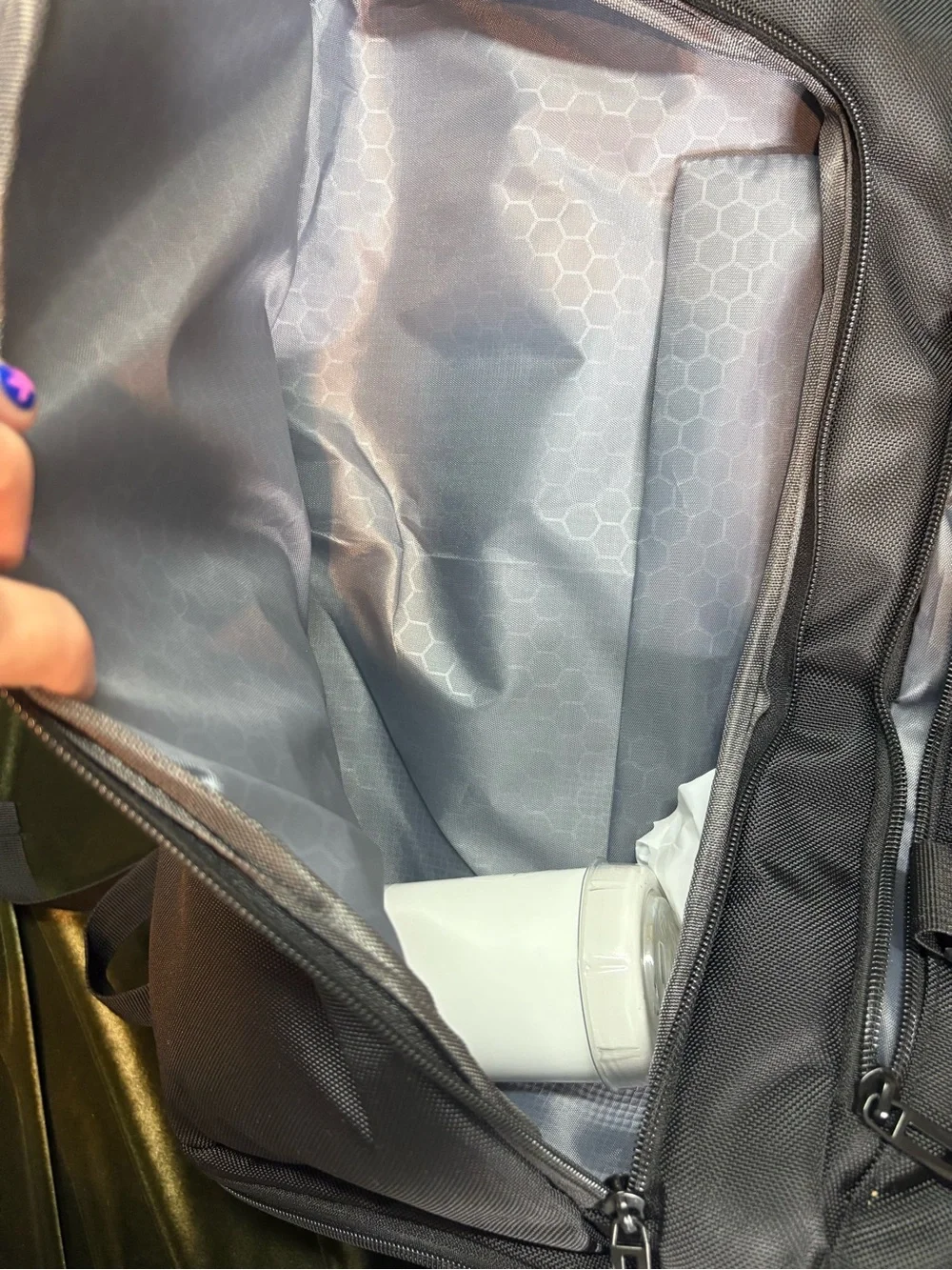 Black Men’s Travel Backpack -
